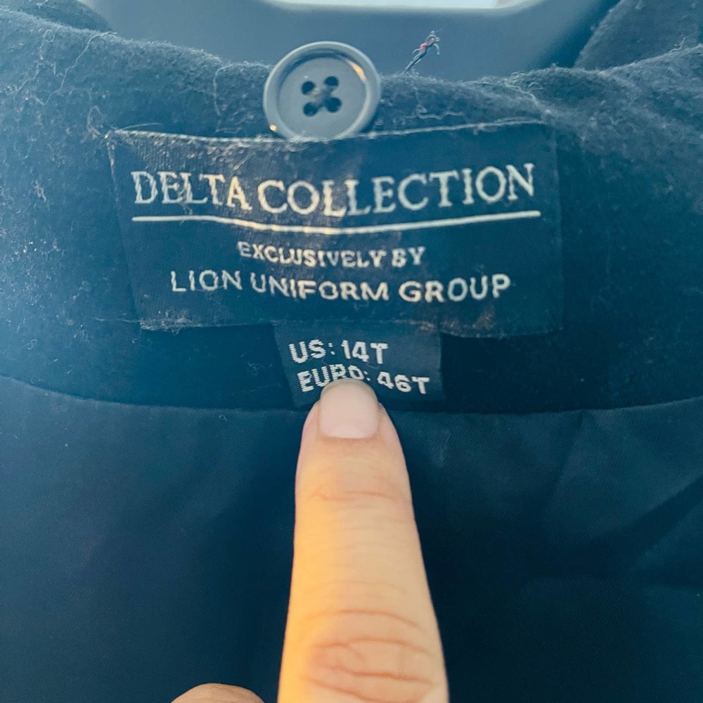 Delta Collection by Lion Uniform Group Coat Size 14 T